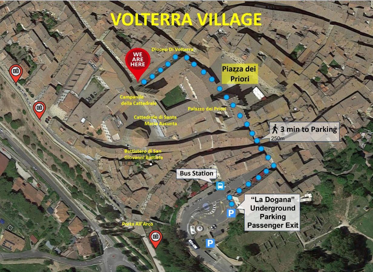 The Walkable Volterra Rooftop Suite 외부 사진